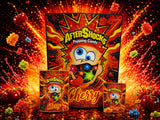 After Shocks Cherry Popping Candy CUSTOM STICKER Combo Pack Mylar Bag Set – 32 (3.5g), 16 (1oz), 1 (1lb) 11