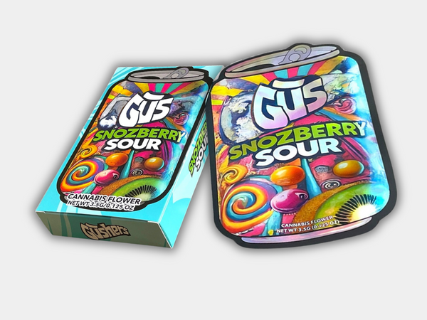 Gus Snozberry Sour 3.5g Mylar Bag with BOX