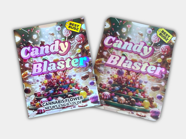 Candy Blaster Mylar Bag with BOX