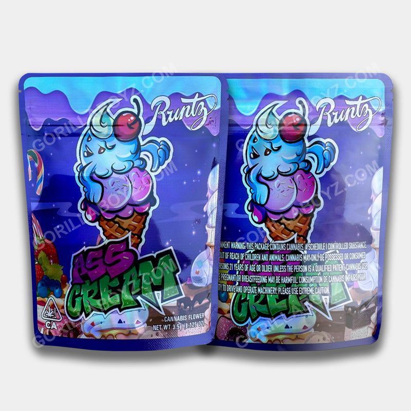 Ass Cream Runtz Mylar Bag 3.5 Grams