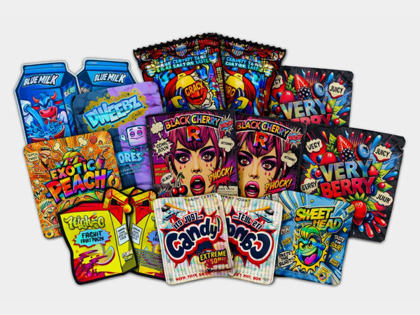 Assorted 100 3.5g Mylar Bags | Smell-Proof Packaging – Gorilla