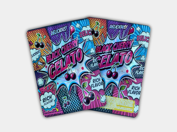 Black Cherry Gelato 14G (0.5oz) Mylar Bag