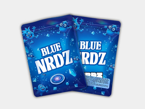 Blue Nrdz 14G (0.5oz) Mylar Bag