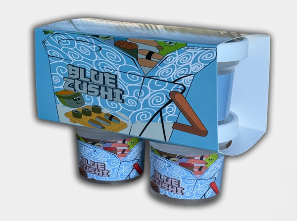 Blue Zushi 3.5G Ice Cream Jar Set | Gorilla Boyz – Gorilla Boyz Inc