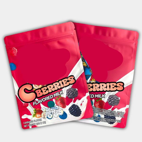 C Berries Flavored Milk 1oz Mylar Bag | Gorilla Boyz – Gorilla