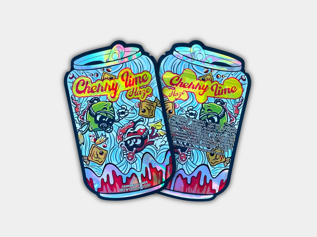 Cherry Lime Haze Mylar Bag 3.5G | Smell Proof – Gorilla Boyz Inc