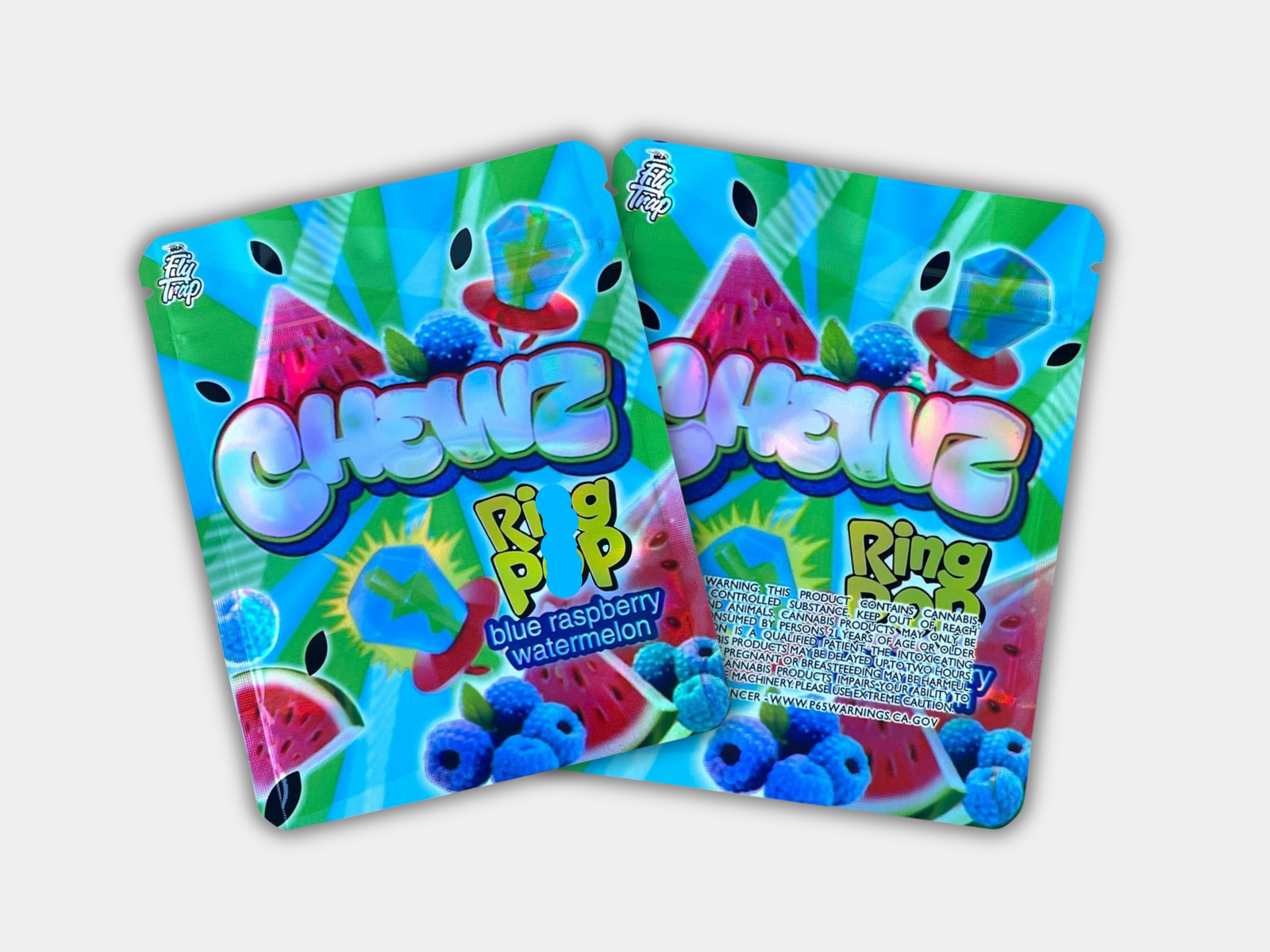 Chewz Ring Pop Mylar Bag 3.5G | Smell Proof – Gorilla Boyz Inc