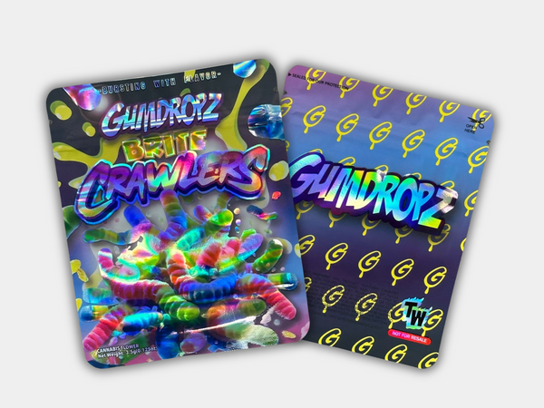 Gumdropz Brite Crawlers Mylar Bag 3.5 Grams