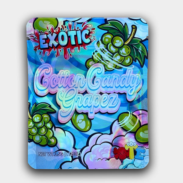 Cotton Candy Grapez Mylar Bag 3.5G 