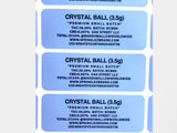 Crystal Ball Sprinklez Mylar Bag 4 Grams (Label & Authenticity Stickers Included)