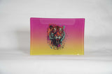 Vibrant Tiger | Shatter Resistant Glass Rolling Tray 8.6" x 5.9"