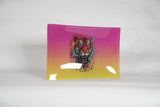 Vibrant Tiger | Shatter Resistant Glass Rolling Tray 8.6" x 5.9"