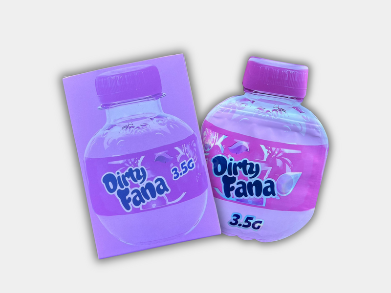 Dirty Fana 3.5g Mylar Bag with BOX