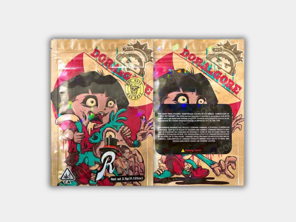 Dora Holographic Mylar Bag 3.5 Grams