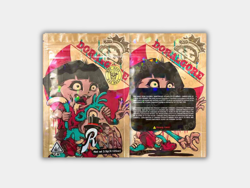 Dora Holographic Mylar Bag 3.5 Grams