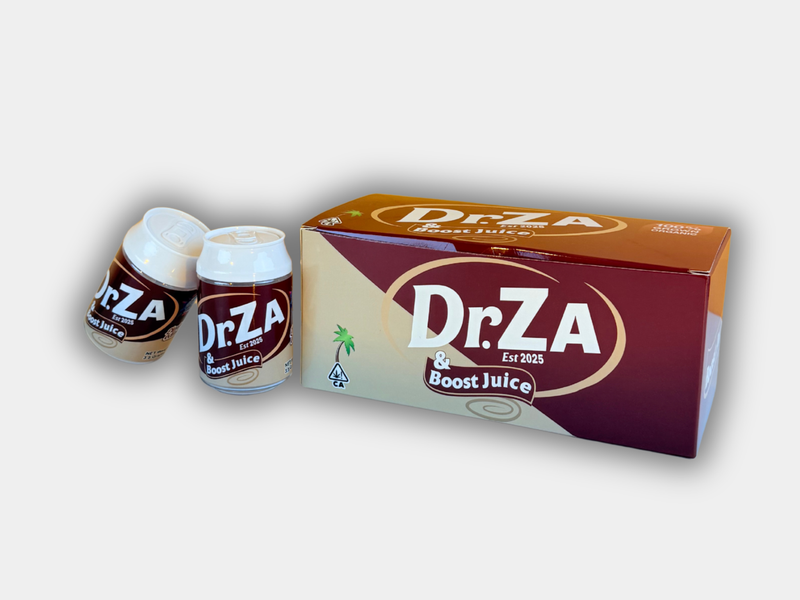 Dr. ZA & Boost Juice Soda Cans Master Box