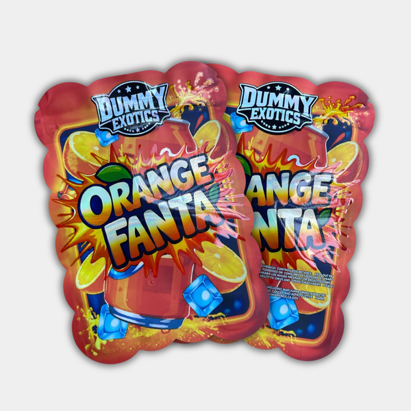 Dummy Exotics Orange Fanta Mylar Bag (3.5G)) | Smell Proof