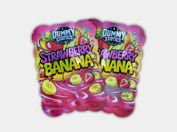 Dummy Exotics Strawberry Banana Mylar Bag (3.5G) | Smell Proof