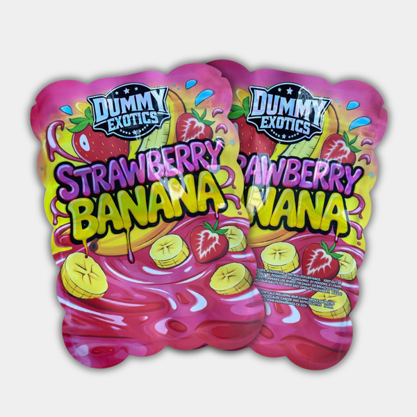 Dummy Exotics Strawberry Banana Mylar Bag (3.5G) | Smell Proof