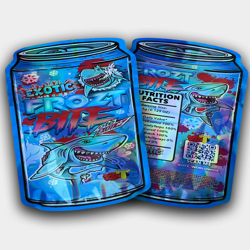 Exotic Frozt Bite Mylar Bag (3.5G - 7G) Larger Size Bag