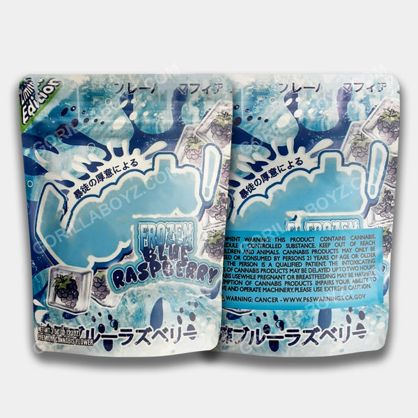 Fannttaa Frozen Blue Raspberry Mylar Bag 3.5 Grams