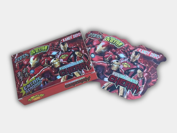 Fusion Blast Cherry Mylar Bag + Matching Box (3.5G)