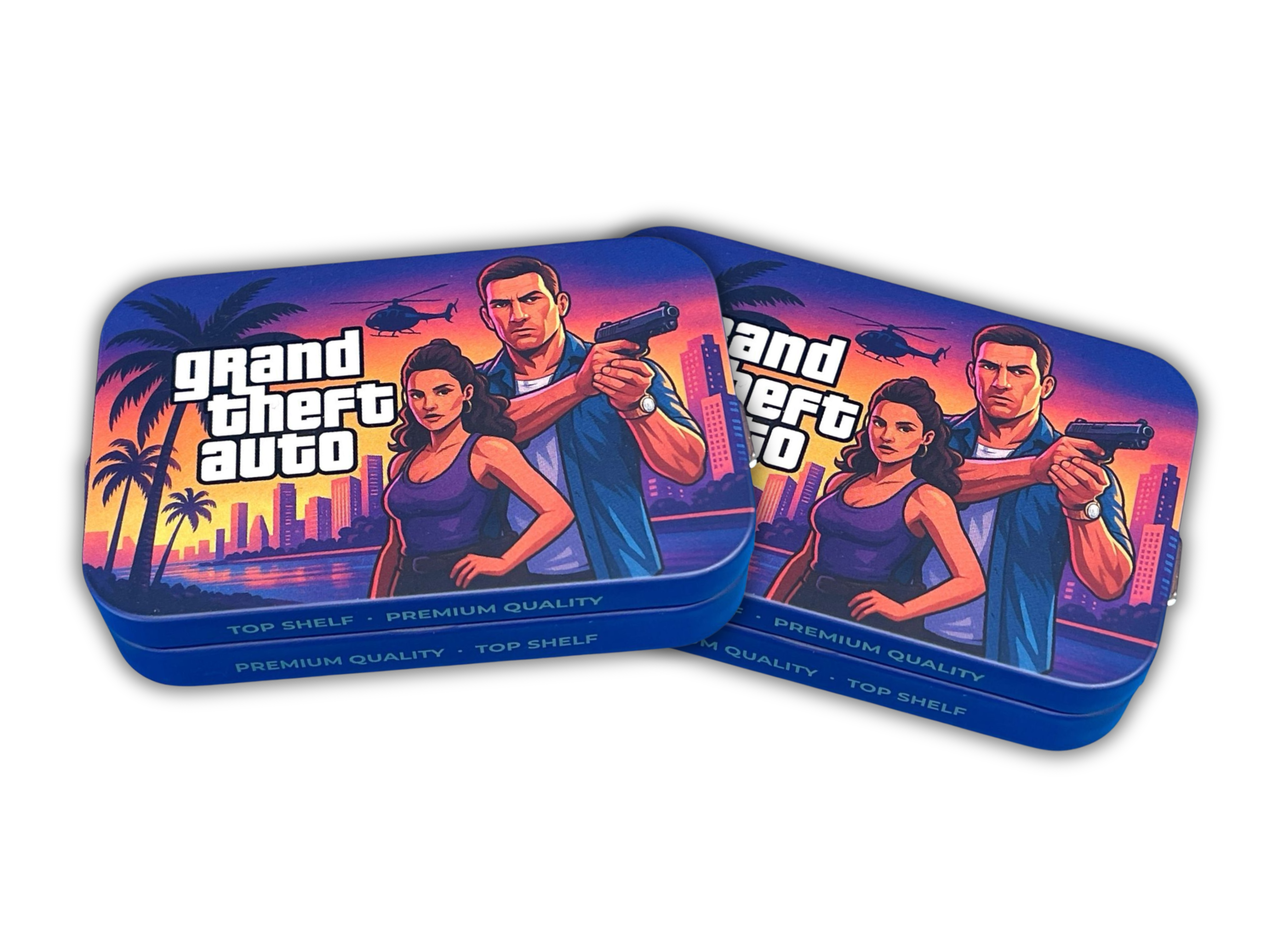 GTA Tin Can (Empty) | Edibles Packaging – Gorilla Boyz Inc
