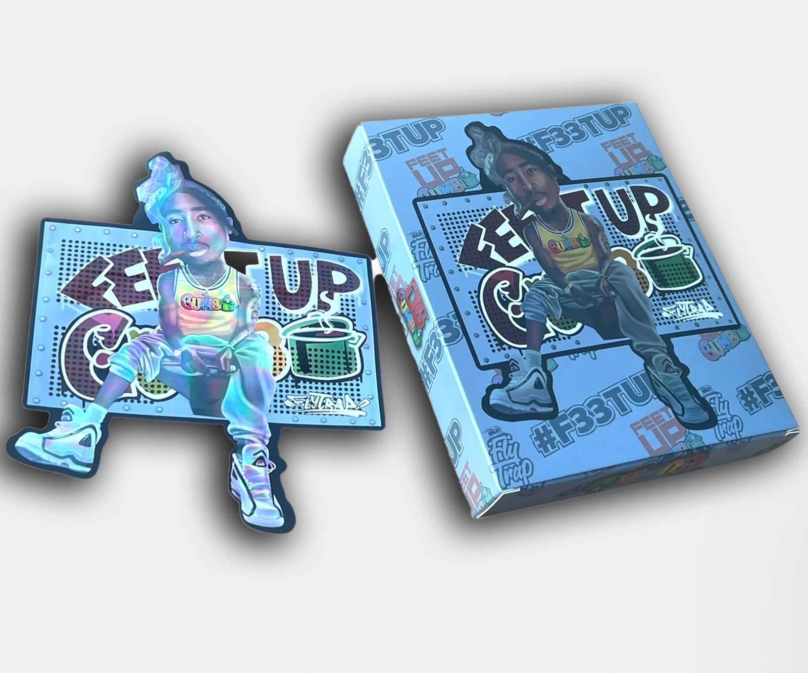 Brain Freeze in the world Holographic Mylar Bag 3.5G with BOX