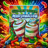 Gummy Worm Marshmallow Sprinklez 3.5G Mylar Bag (Label & Authenticity Stickers Included)