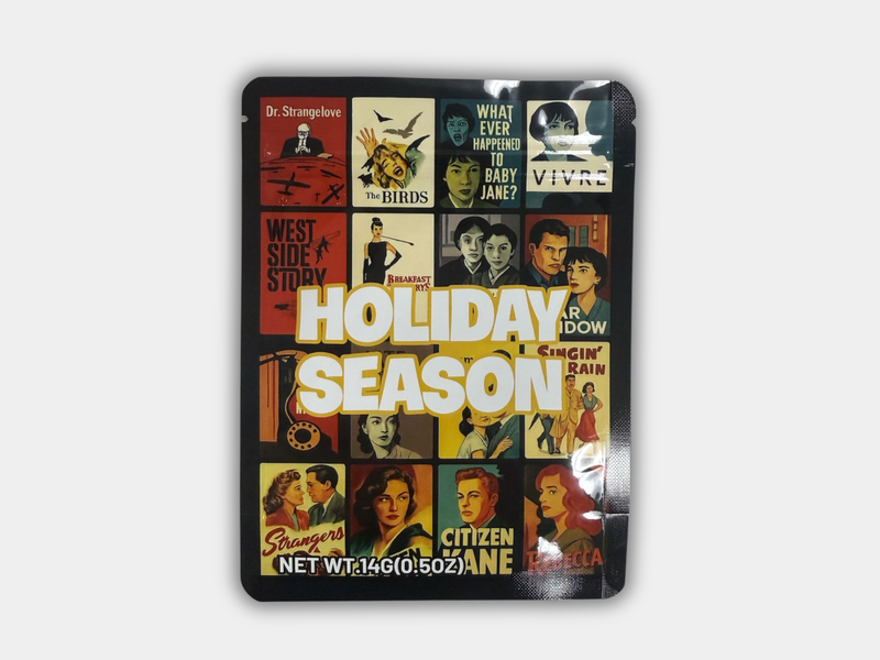 Holiday Season 14G (0.5oz) Mylar Bag