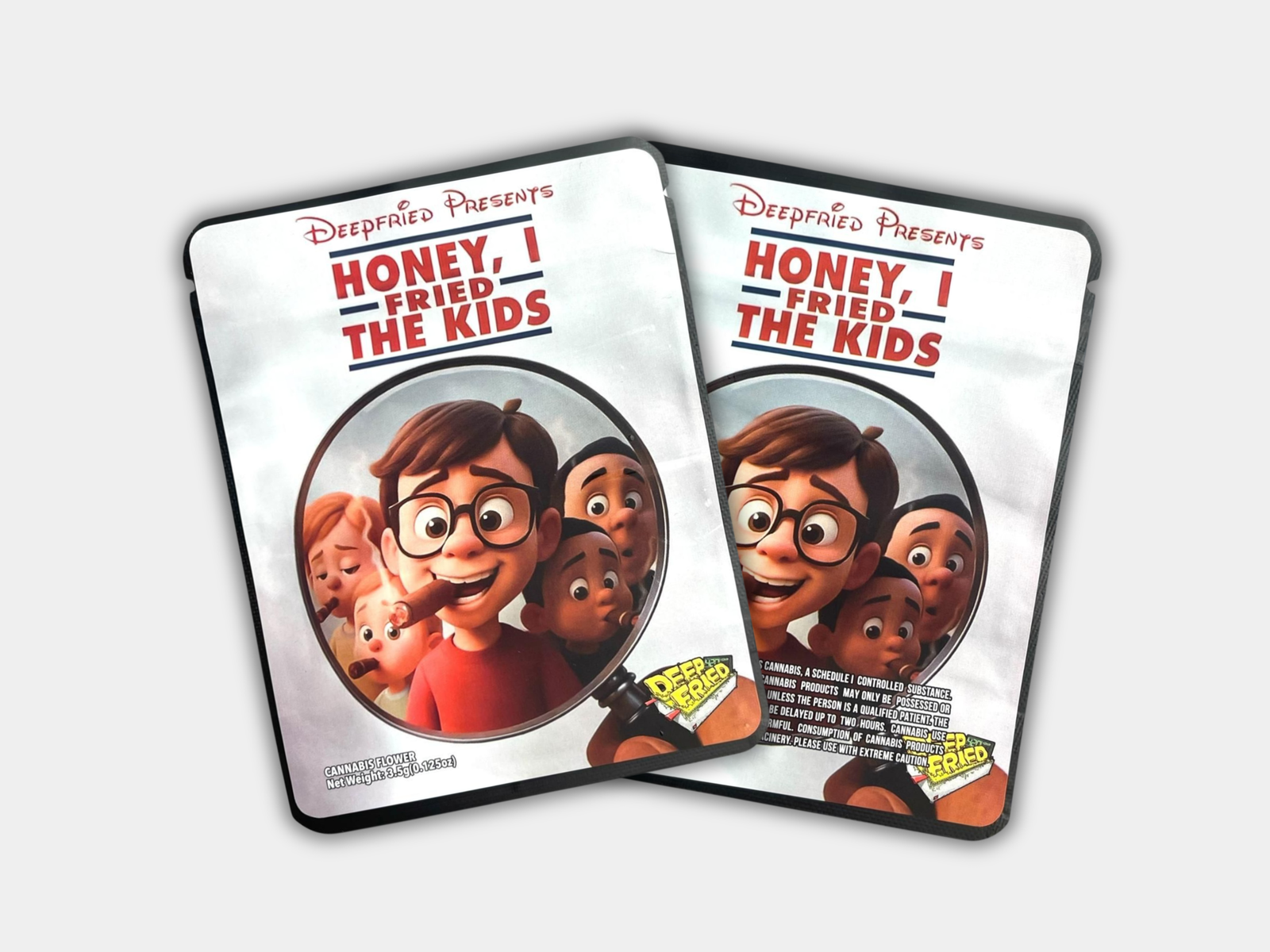 Honey, I Fried the Kids 3.5G Mylar Bag | Smell-Proof Packaging