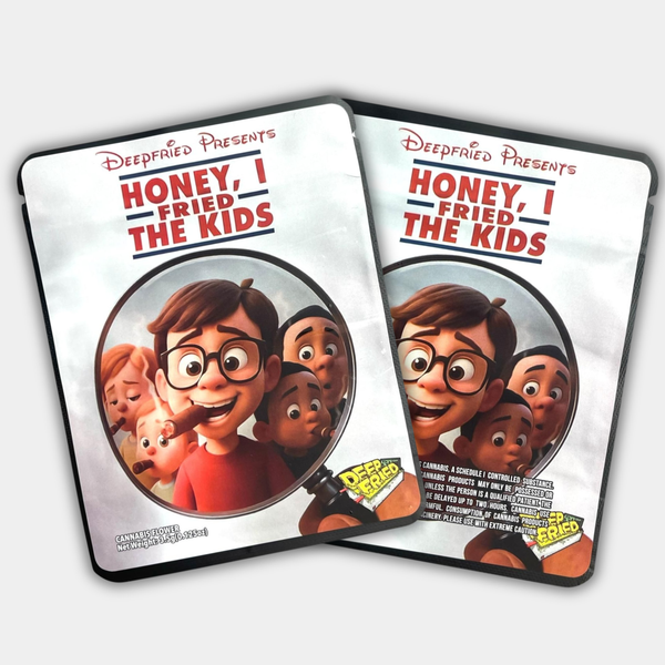 Honey, I Fried the Kids 3.5G Mylar Bag | Smell-Proof Packaging