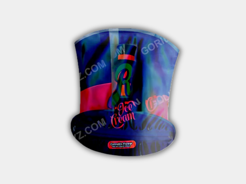 Ice Cream HOLOGRAPHIC Mylar Bag 3.5 Grams