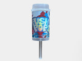 New Push Up 3.5g container with sticker applied.