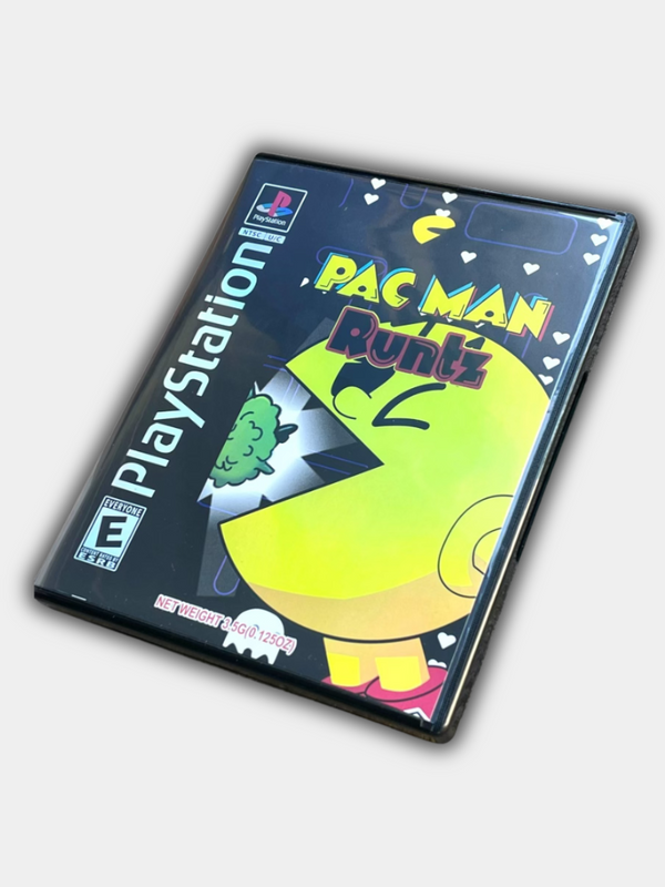 Play Station Pacman Runtz CD Cases with Mylar Bags 3.5g