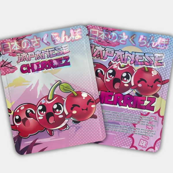 Japanese Cherriez 3.5G Mylar Bag | Collectible Fresh Storage