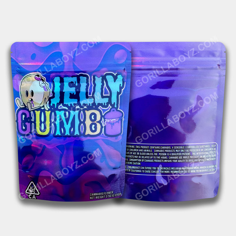 Jelly Gumbo mylar bags 3.5 grams