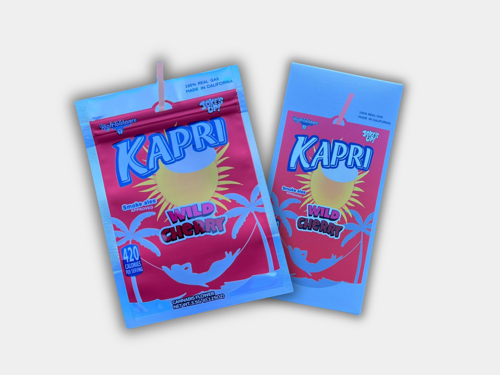 Kapri Wild Cherry 3.5g Mylar Bag with BOX | Smell Proof