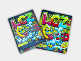 A premium LCZ Mylar bag designed for 3.5 grams, with a box. This smell-proof packaging preserves potency while featuring a modern design for secure storage.