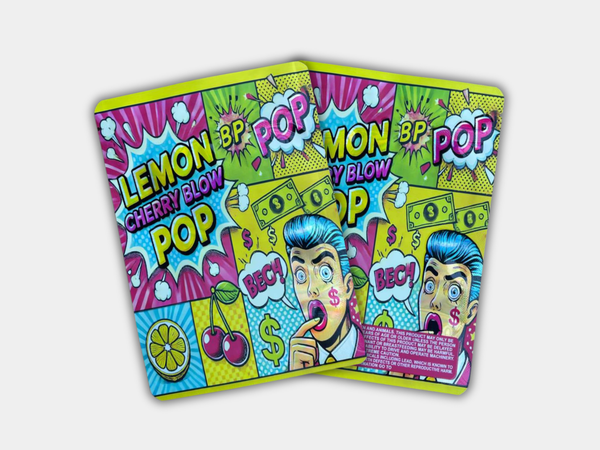 Lemon Cherry Blow Pop 14G (0.5oz) Mylar Bag