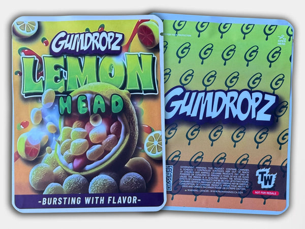 Lemon Head Sprinkelz 3.5G Mylar Bag (Label & Authenticity Stickers Included)