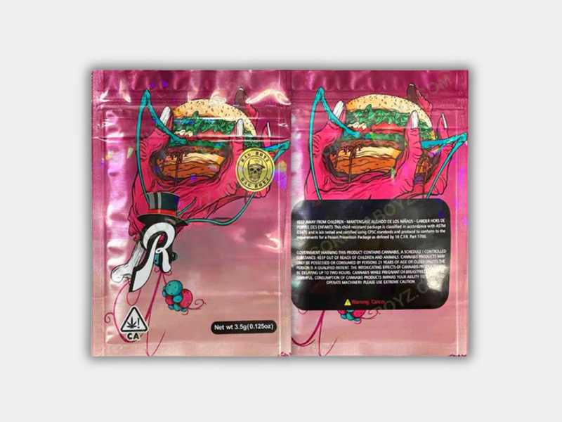 Mc Hamburger Holographic Mylar Bag 3.5 Grams