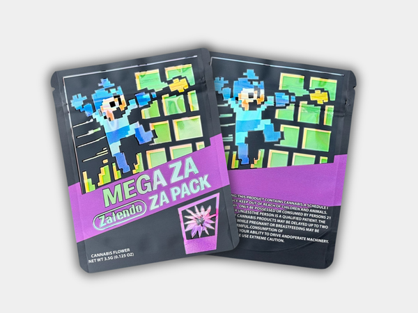 Mega Za (Zatendo) 3.5G Mylar Bag | Smell-Proof & Resealable