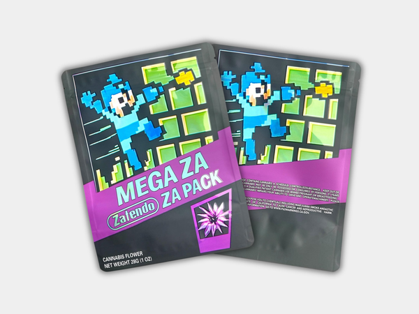 Mega Za Zatendo Za Pack 1oz Mylar Bag | Smell-Proof Packaging