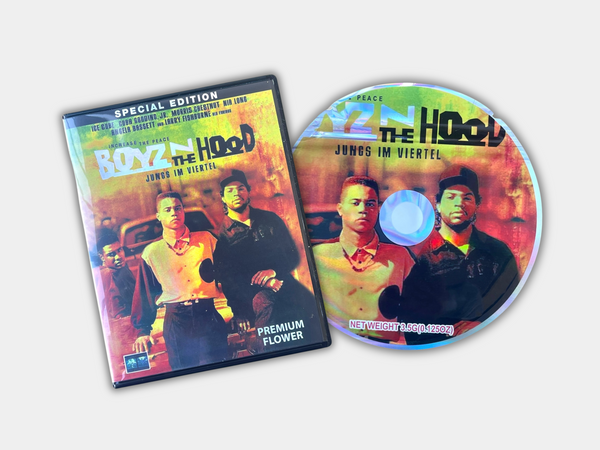 Premium Flower Boyz N The Hood Special Edition CD Cases with Mylar Bags 3.5 Grams