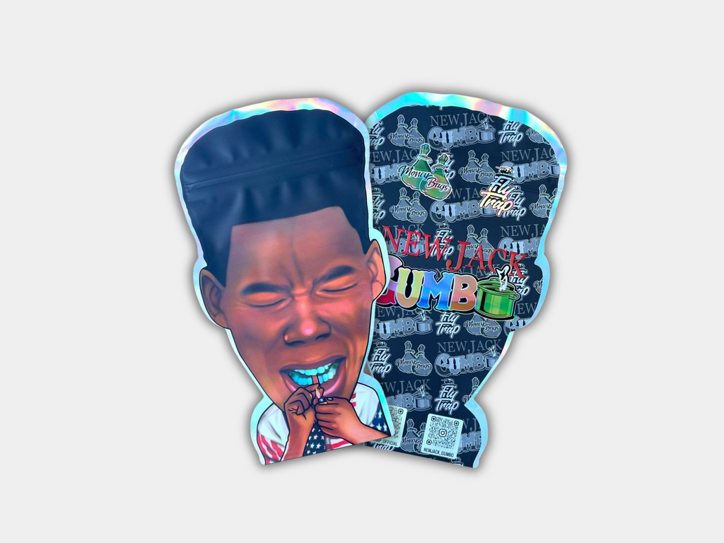 New Jack Gumbo Mylar Bag 3.5G | Smell Proof – Gorilla Boyz Inc