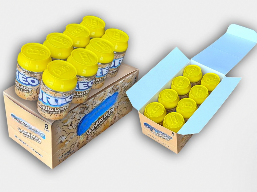 Oreo Vanilla Latte Soda Cans – Master Box (8 Cans) | Collectible