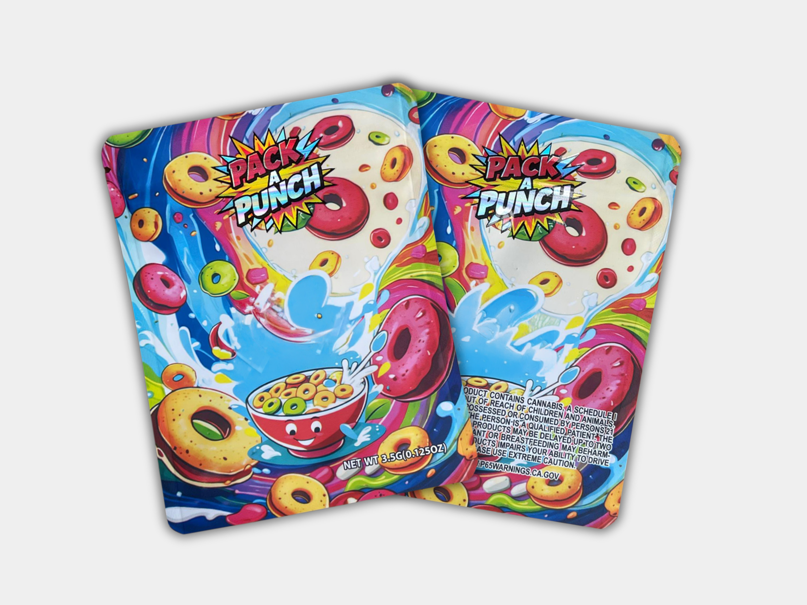 Pack A Punch 3.5G Mylar Bag | Smell Proof Packaging – Gorilla Boyz Inc