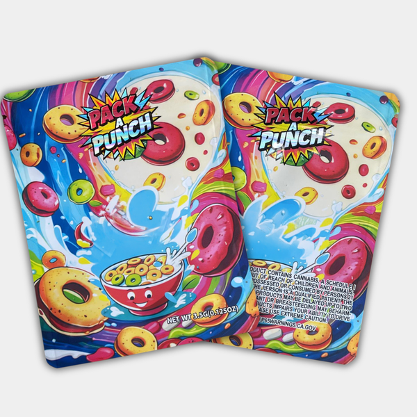 Pack A Punch 3.5G Mylar Bag | Smell Proof Packaging – Gorilla Boyz Inc