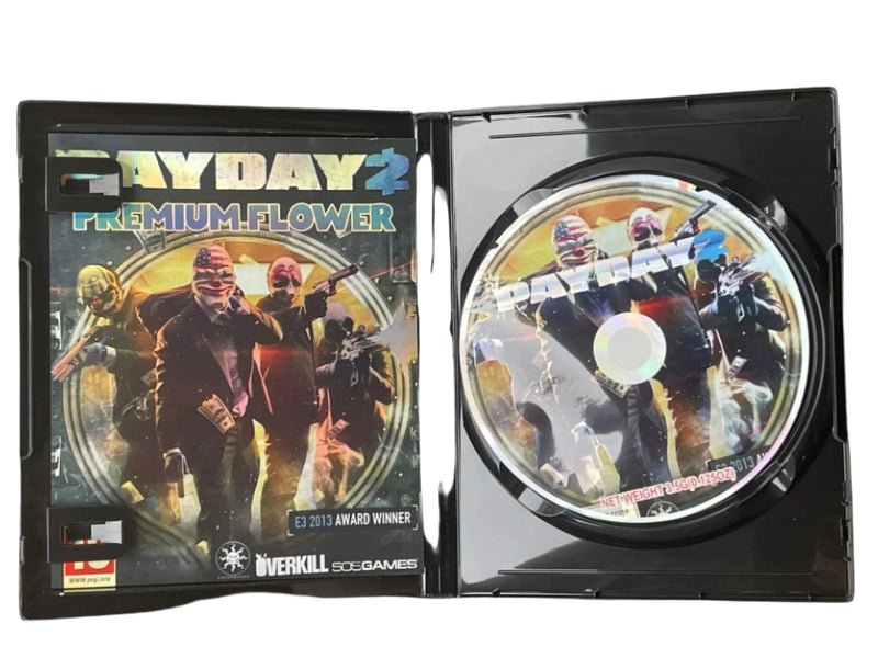 Payday 2 CD/DVD Cases with Mylar Bags 3.5 Grams
